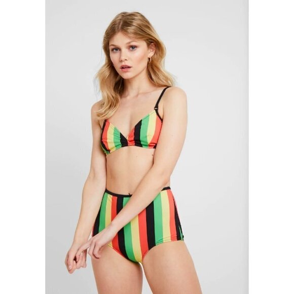 💕SOLID & STRIPED💕 Brigitte Bikini Jamaica Stripe - Picture 5 of 16
